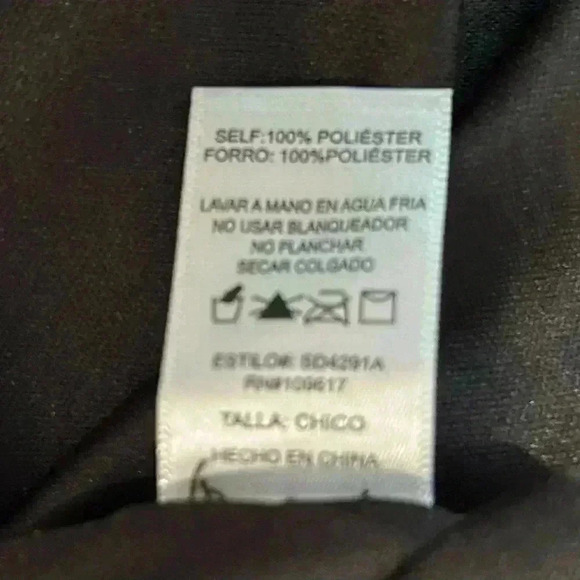 Shinestar Dress SZ S Little Black Dress Halter Lined Fit Flare Party Going Out - Picture 11 of 11